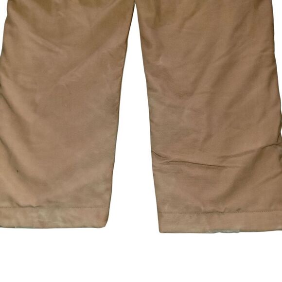 Carhartt FR Quilted Lined Double Knee Duck Overalls Size 38 x 36 - Picture 8 of 11